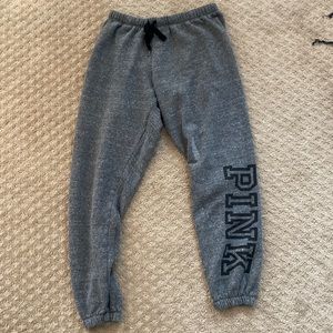 PINK GRAY LOUNGE SWEATPANTS